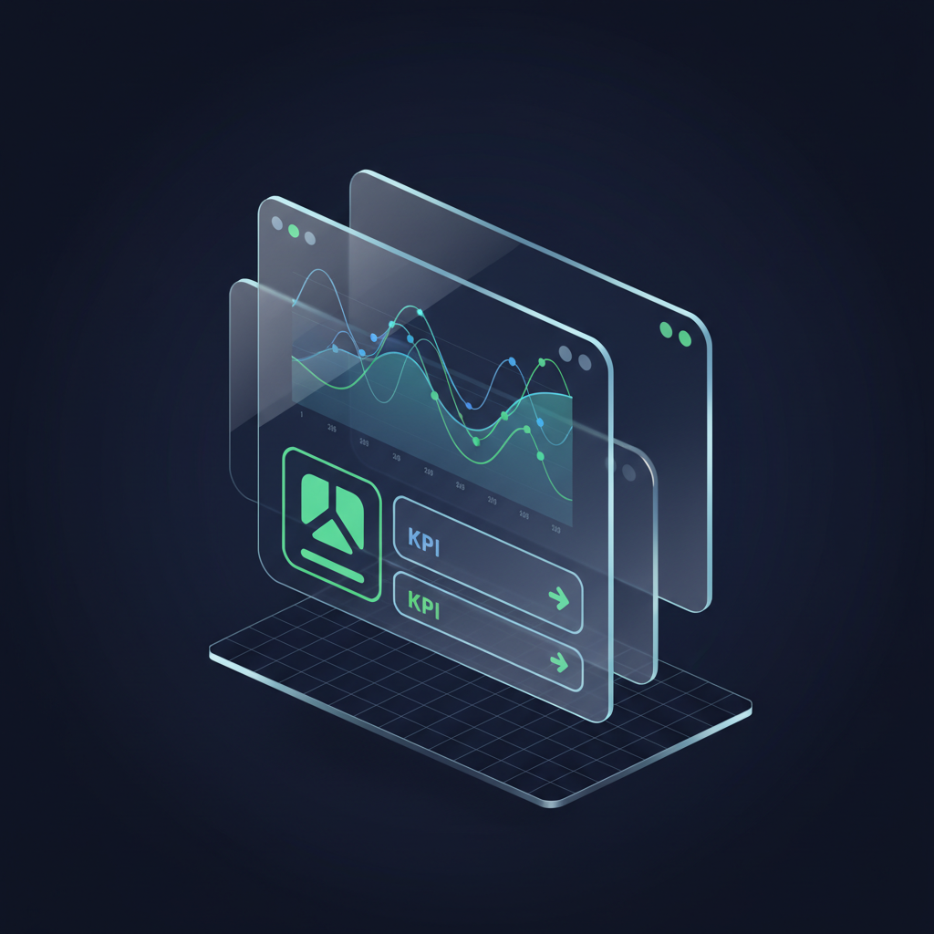 Real-time financial dashboard interface